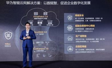 華為智能云網解決方案 構筑數字基座，加速全行業智能化轉型